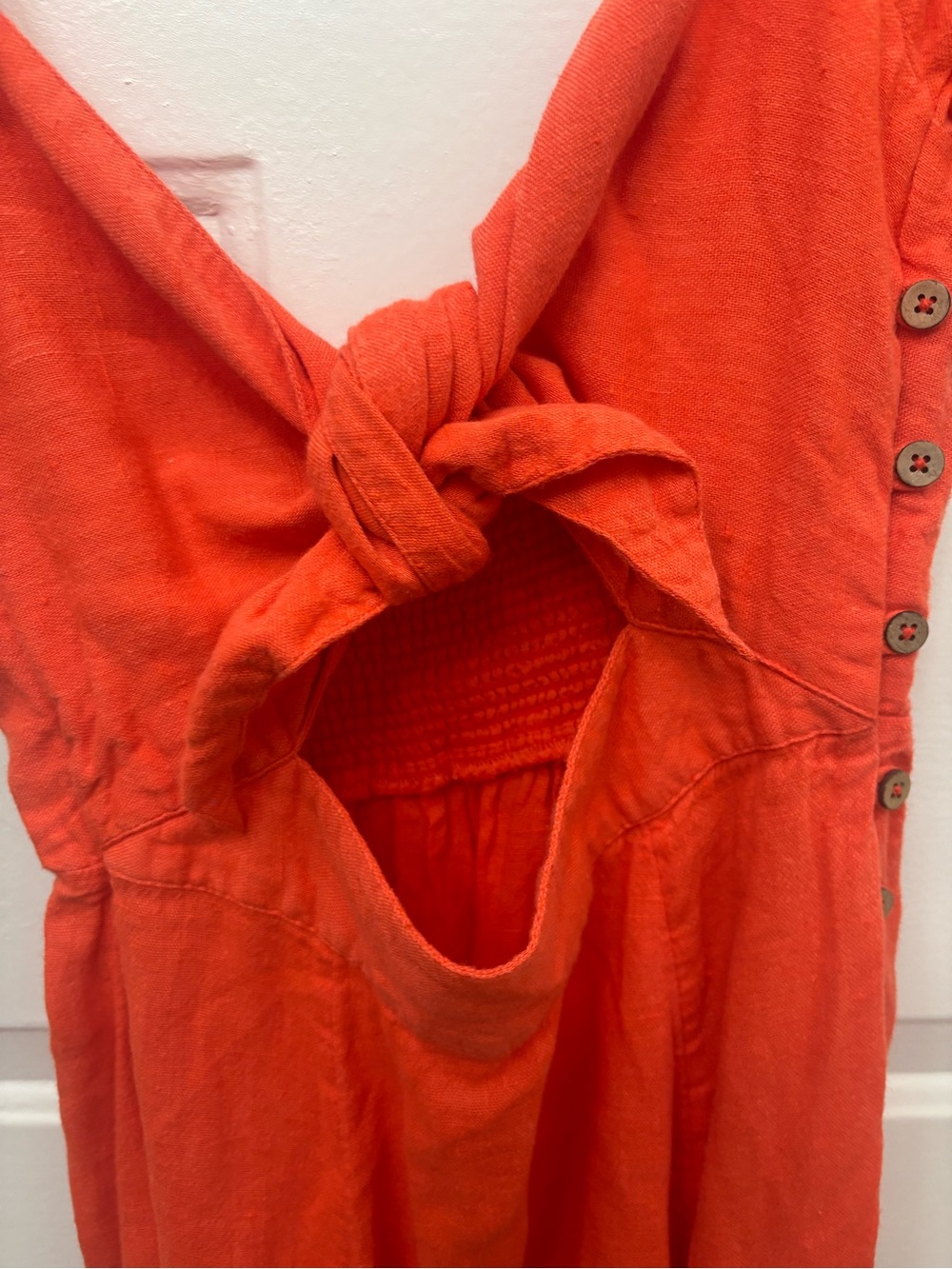 Free People Orange The Getaway Midi Dress - Picture 6 of 9